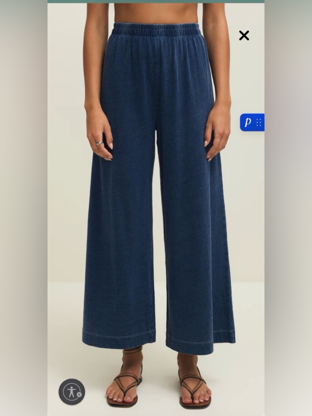 Z Supply Scout Jersey Pants in Indigo